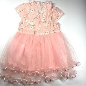 NWOT-Little pink floral dress. Very cute & light.